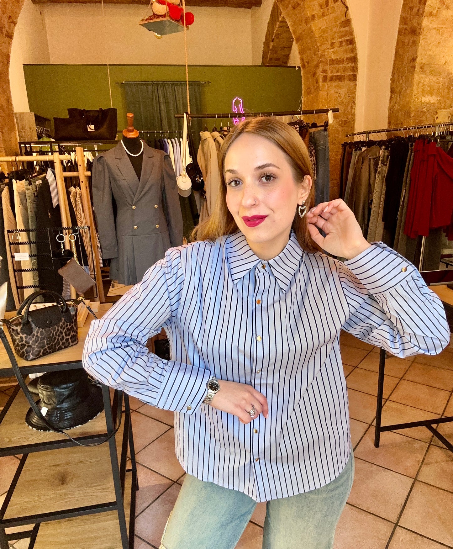 CAMICIA A RIGHE