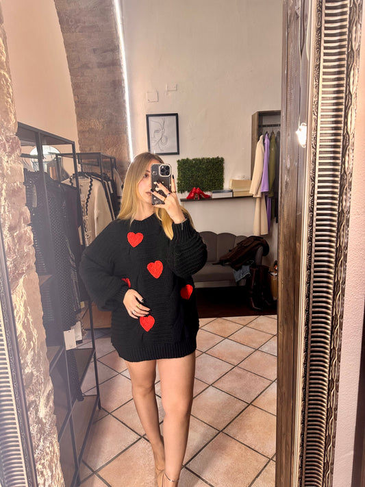 Maglione cuore