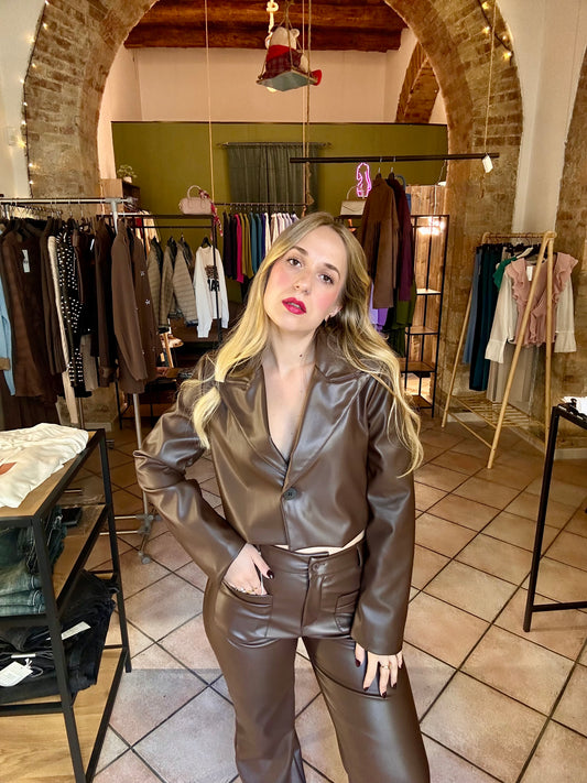 Mini blazer chocolate