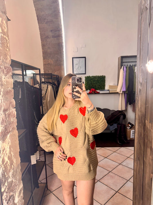 Maglione cuore