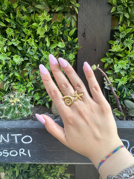 Anello stella marina