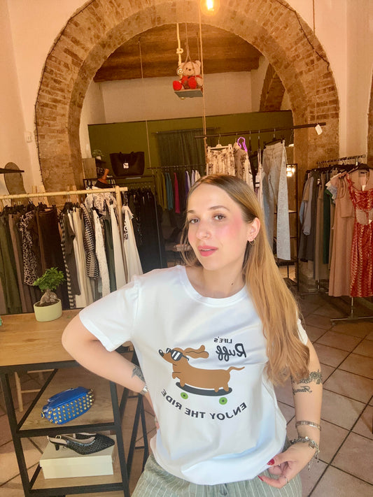 T-shirt "enjoy the ride"